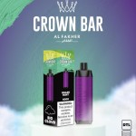 Al Fakher 8000 Puffs Crown Bar Disposable 5mg DTL (BIG CLOUD)